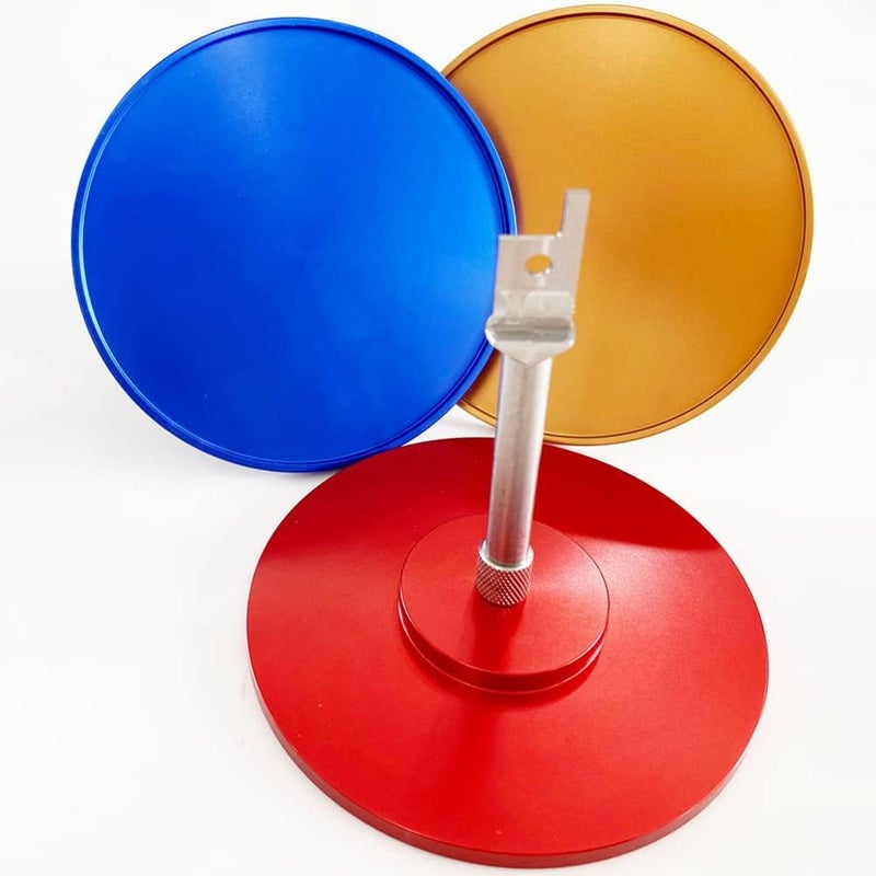 EBIEFLY DIY UVC Reciprocating Saw Machines Adapter Cup Attachments Connector Fit for Reciprocating Saws Adapter Tools Aluminium Smooth Surface (Red) - Image 3